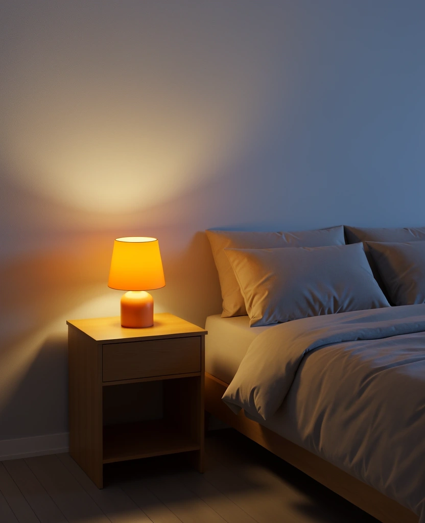 Tlmené osvetlenie v spálni